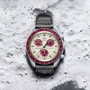 NWT Swatch X Omega Moonswatch Mission To The Pluto Watch